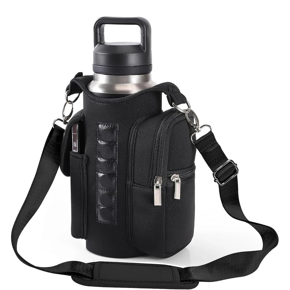 Magnetic Gym Organizer Bag with Water Bottle Carrier (Men & Women)