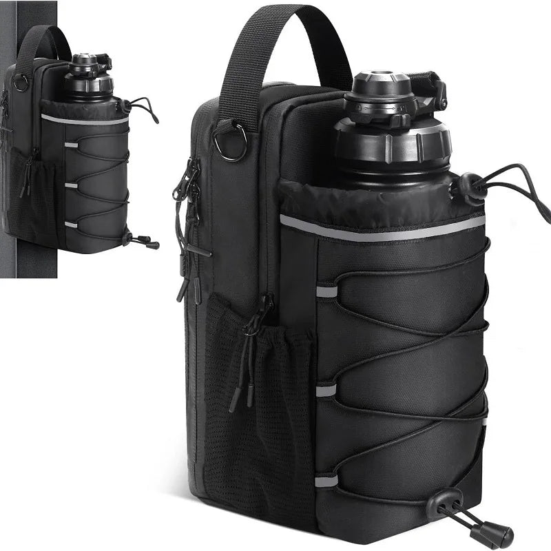 Magnetic Gym Organizer Bag with Water Bottle Carrier (Men & Women)