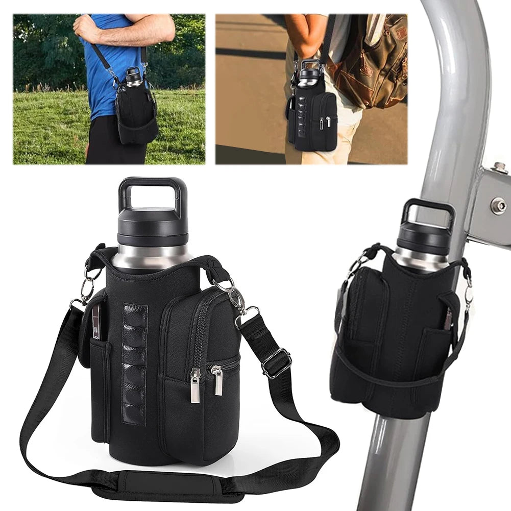 Magnetic Gym Organizer Bag with Water Bottle Carrier (Men & Women)