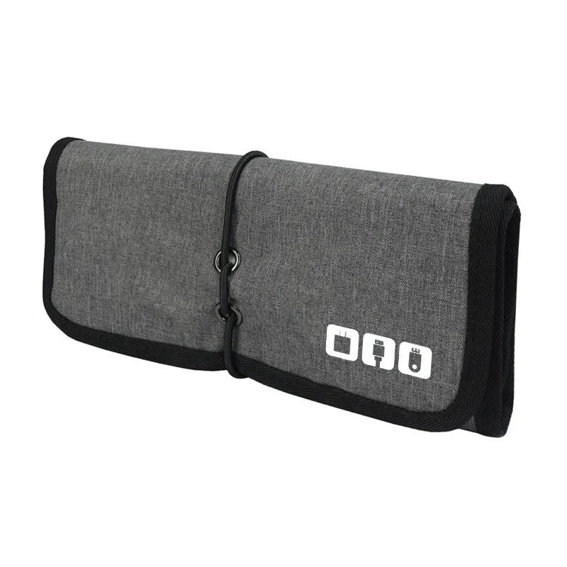 Multi-Device Travel Organizer: Large Capacity Bag for Cables, Chargers, Headphones